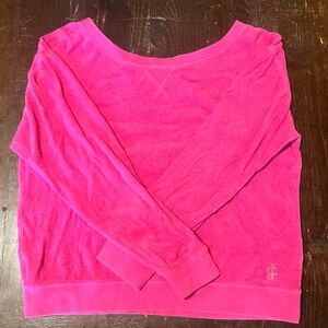 Vintage Juicy Couture Bright Pink Long Sleeve Top